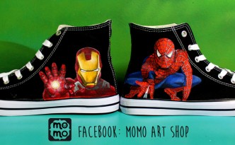 Zapatillas de Iron Man y Spiderman