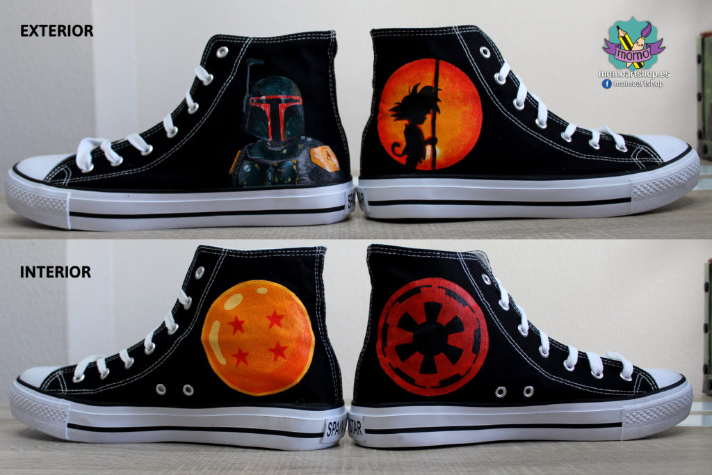 Zapatillas Boba Fett y Goku
